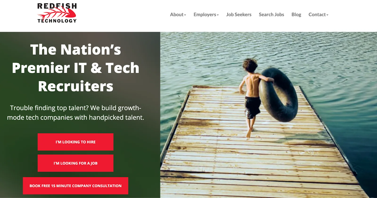 Redfish Technology website