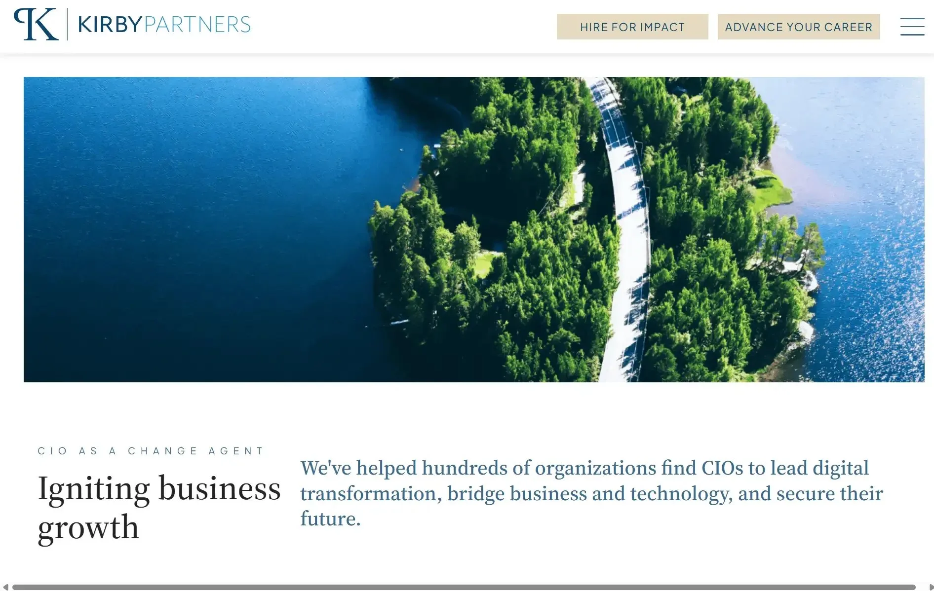 Kirby Partners website