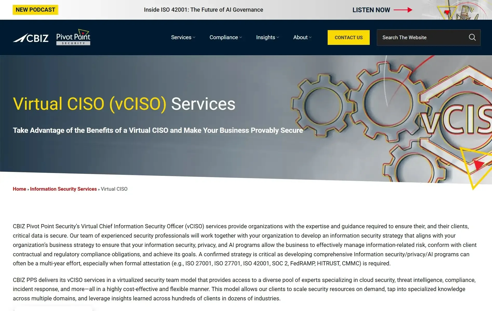 Pivot Point Security website