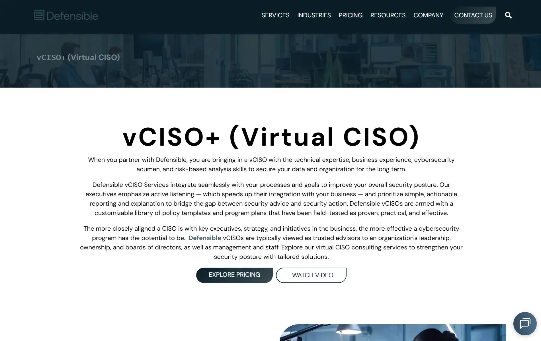 Defensible Technology website
