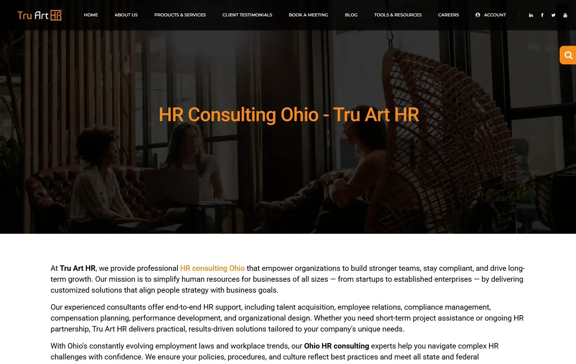 Tru Art HR website