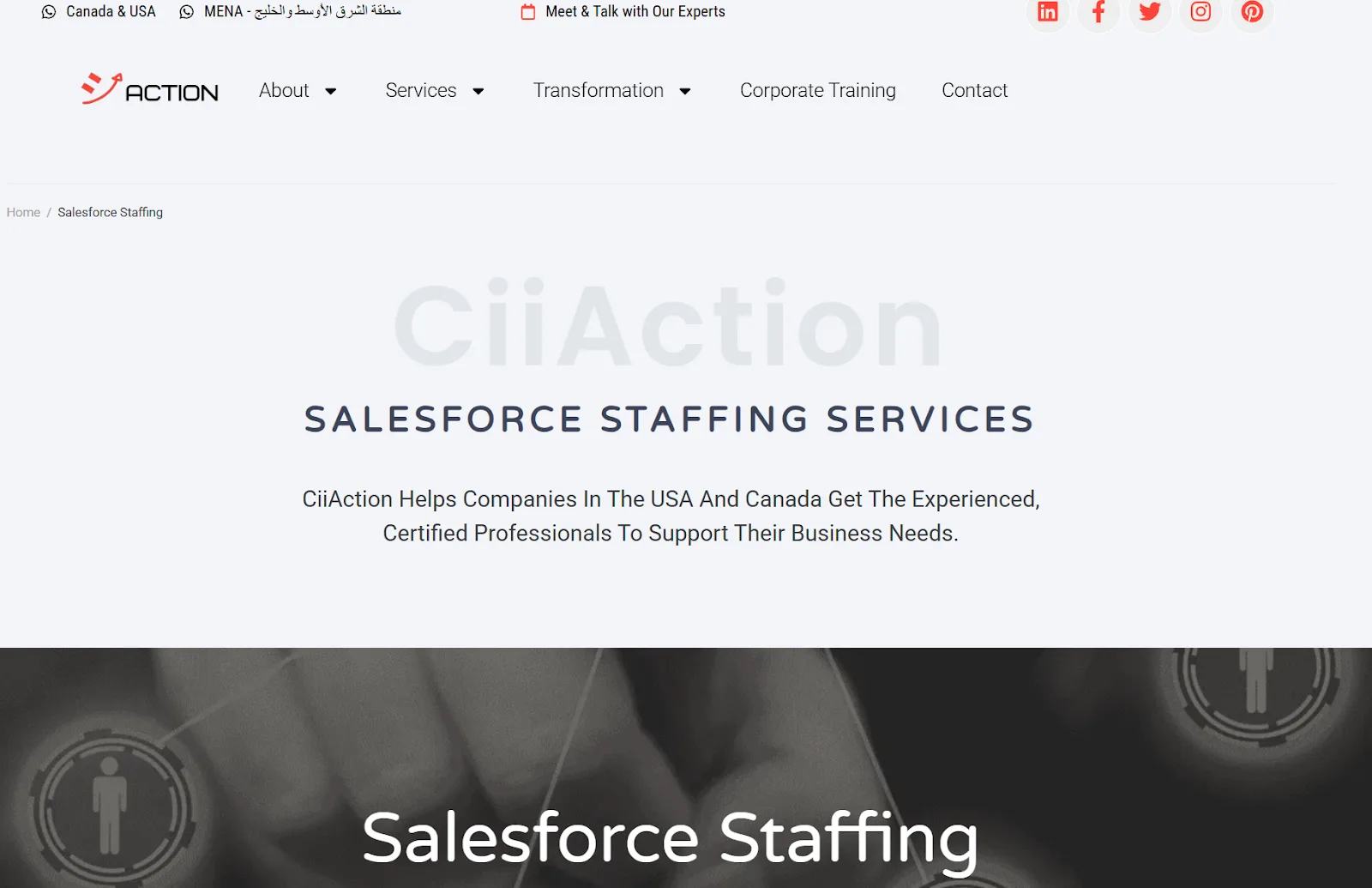 CiiAction website