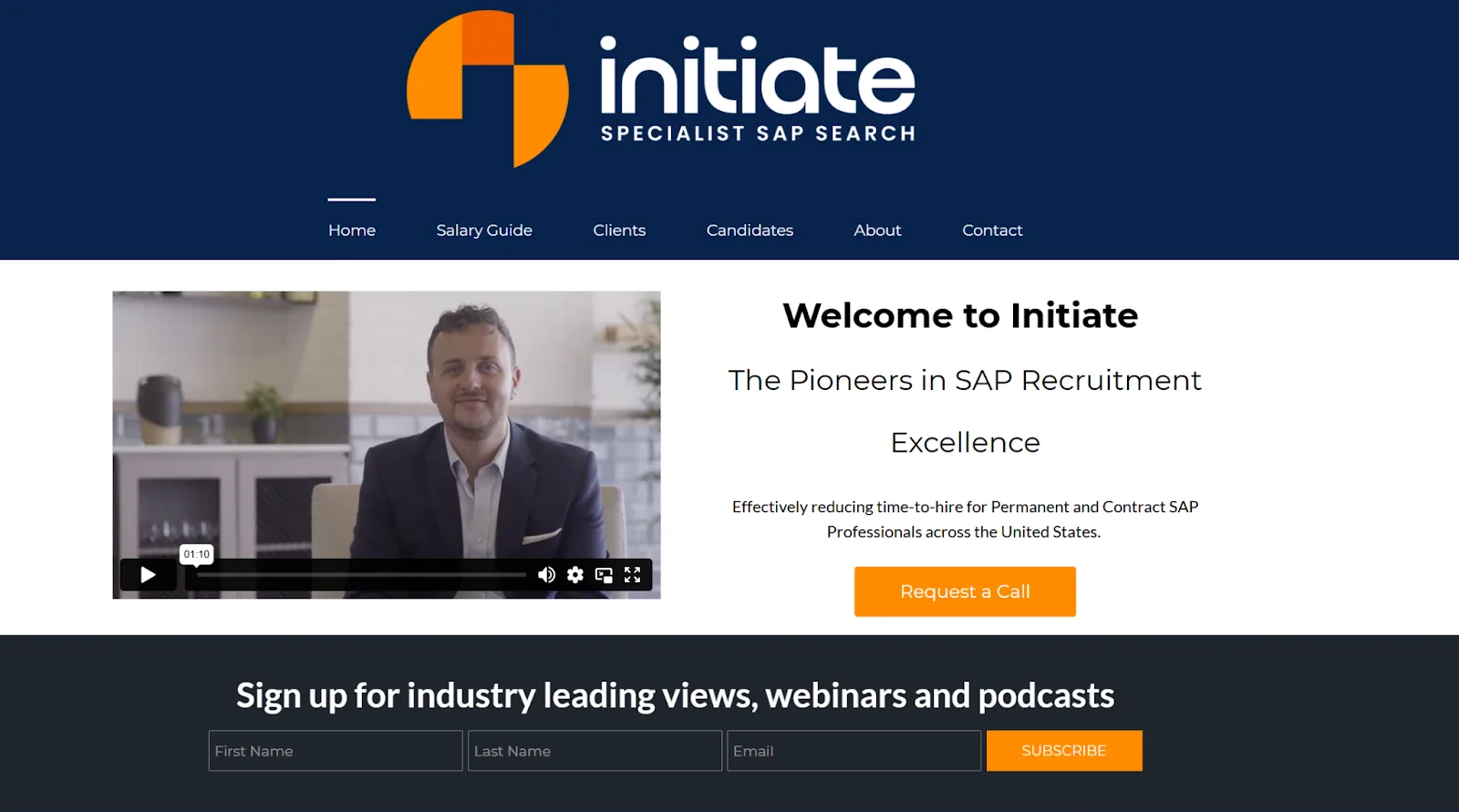 Initiate website