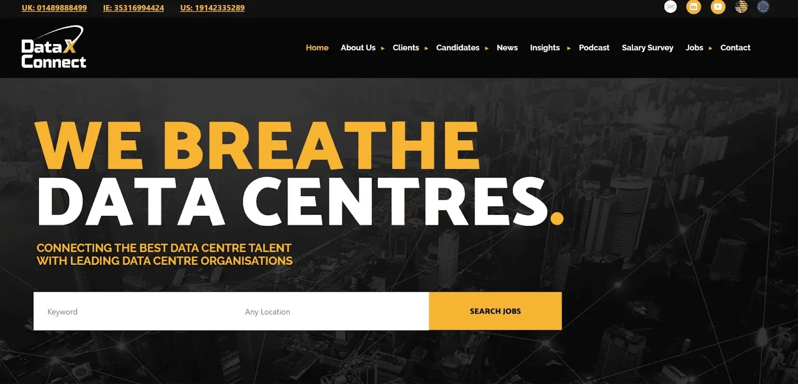 DataX Connect website