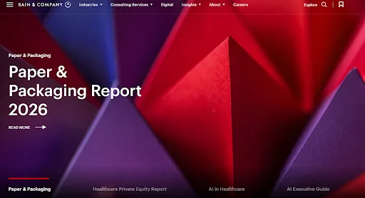 Bain & Company website