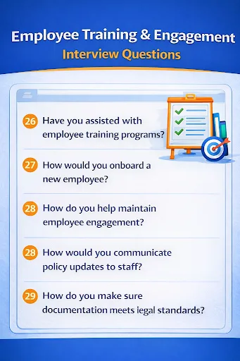 Employee training and engagement interview questions