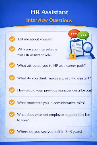 General HR Assistant Interview Questions (8 Questions)