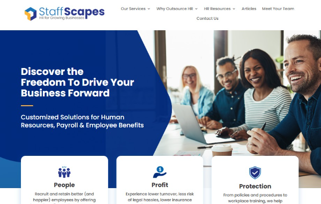 StaffScapes website