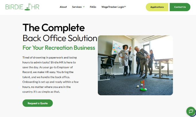 Birdie HR website
