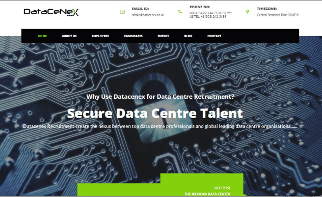 Datacenex website