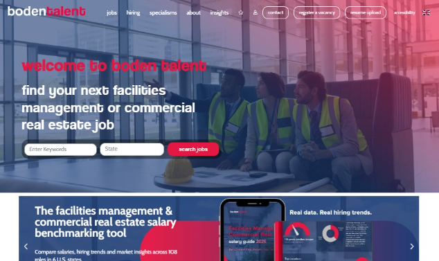Boden Talent website
