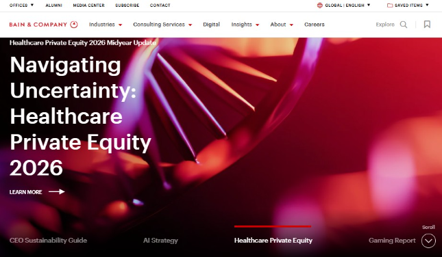 Bain & Company website