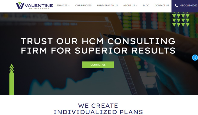 Valentine Industries website