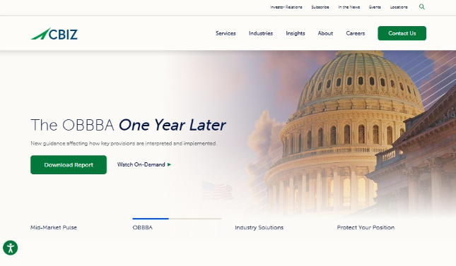 CBIZ website