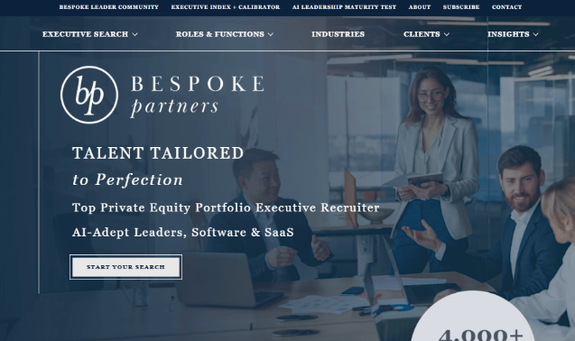 Bespoke Partners website