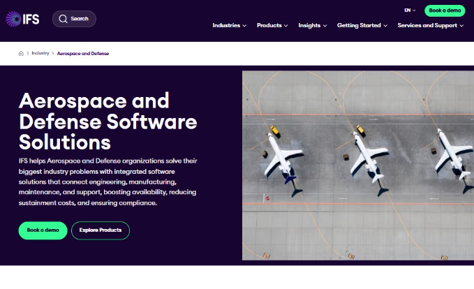 IFS Cloud for Aviation Maintenance