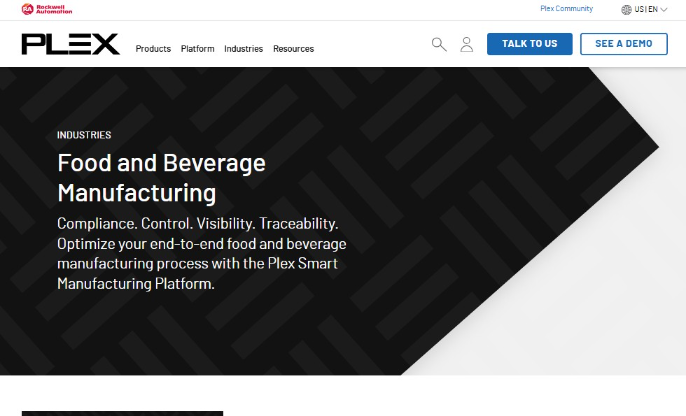 Plex Smart Manufacturing Platform
