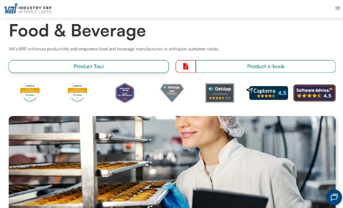 VAI S2K Food ERP via SMC Data Systems