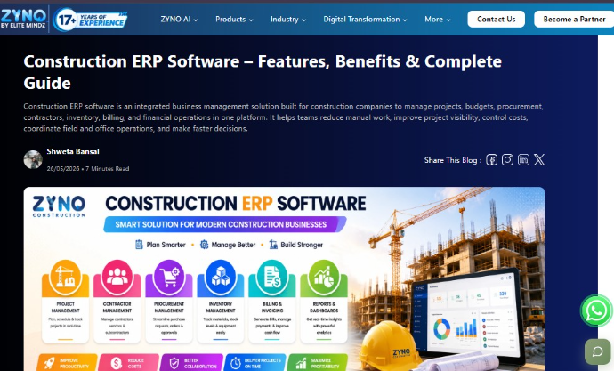 ZYNO Construction by Elite Mindz