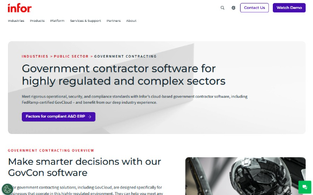 Infor CloudSuite Aerospace & Defense