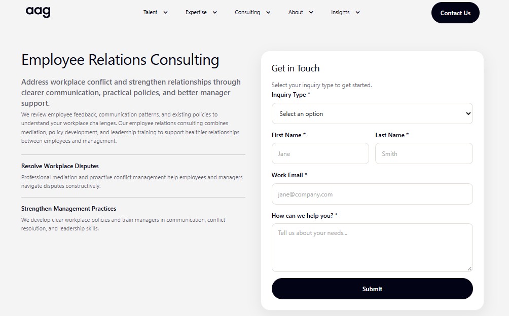 AAG Employee Relations