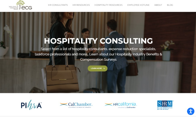 Executive HR Consulting Group website