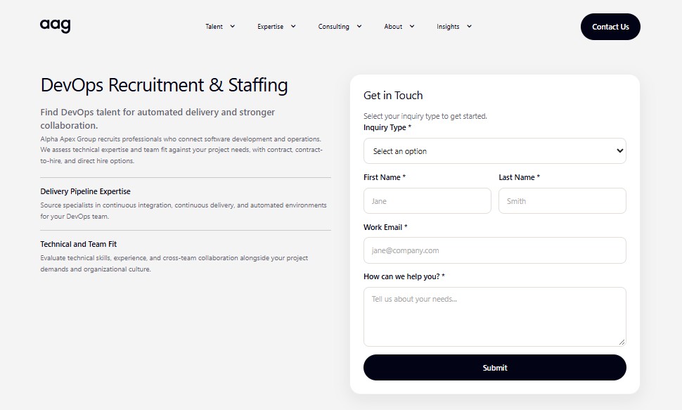 AAG DevOps Recruitment