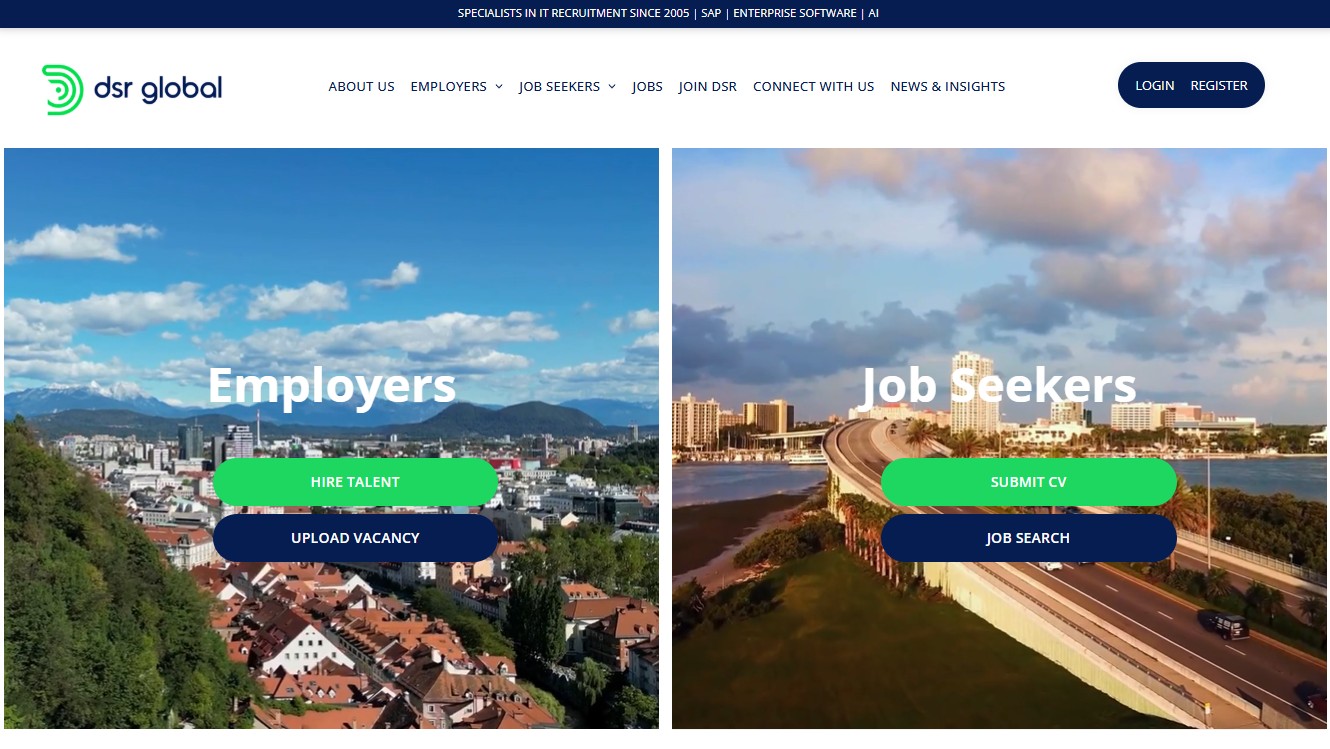 DSR Global website