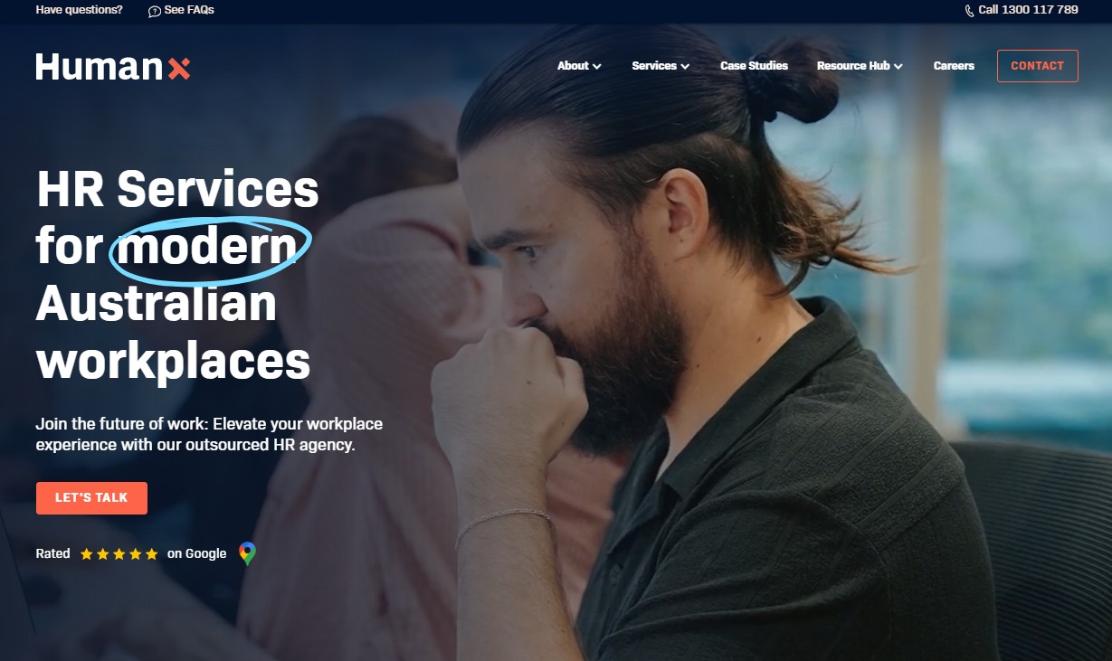 HumanX HR website