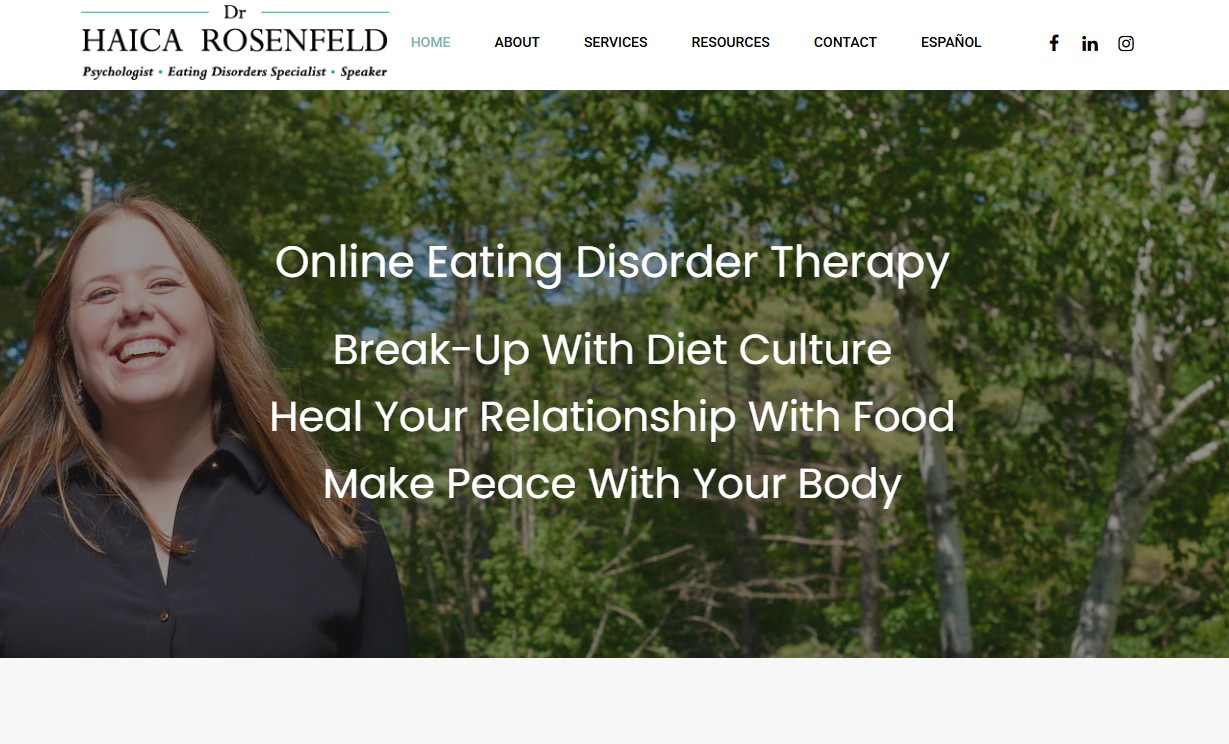 Dr. Haica Rosenfeld website