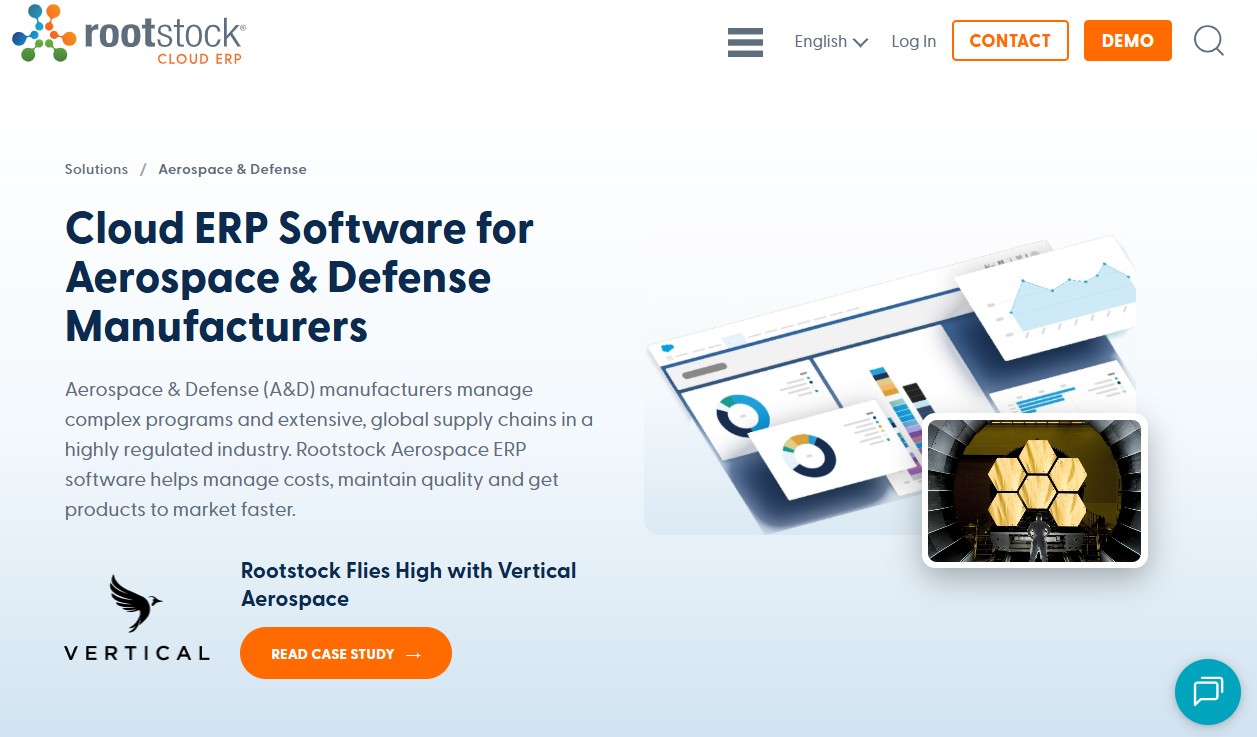 Rootstock ERP website