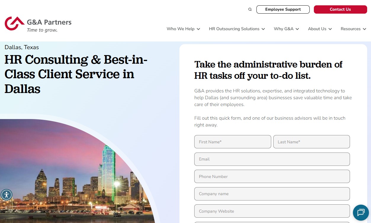 G&A Partners website