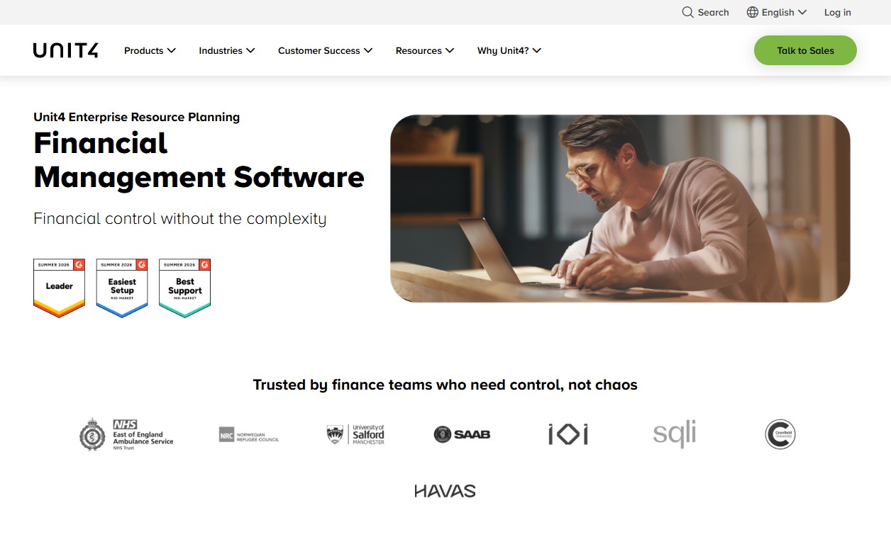 Unit4 website