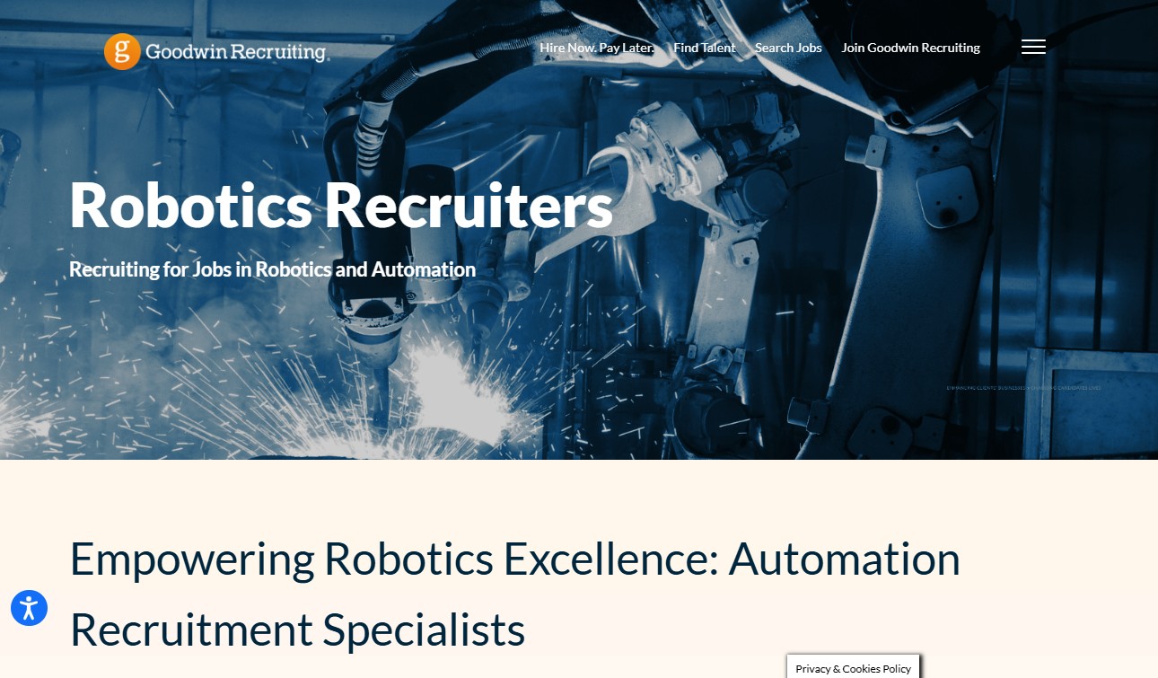 Goodwin Recruiting website