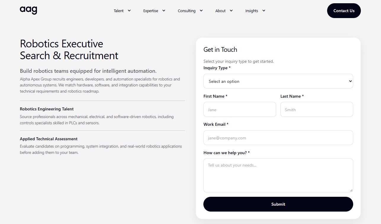 Alpha Apex Group website