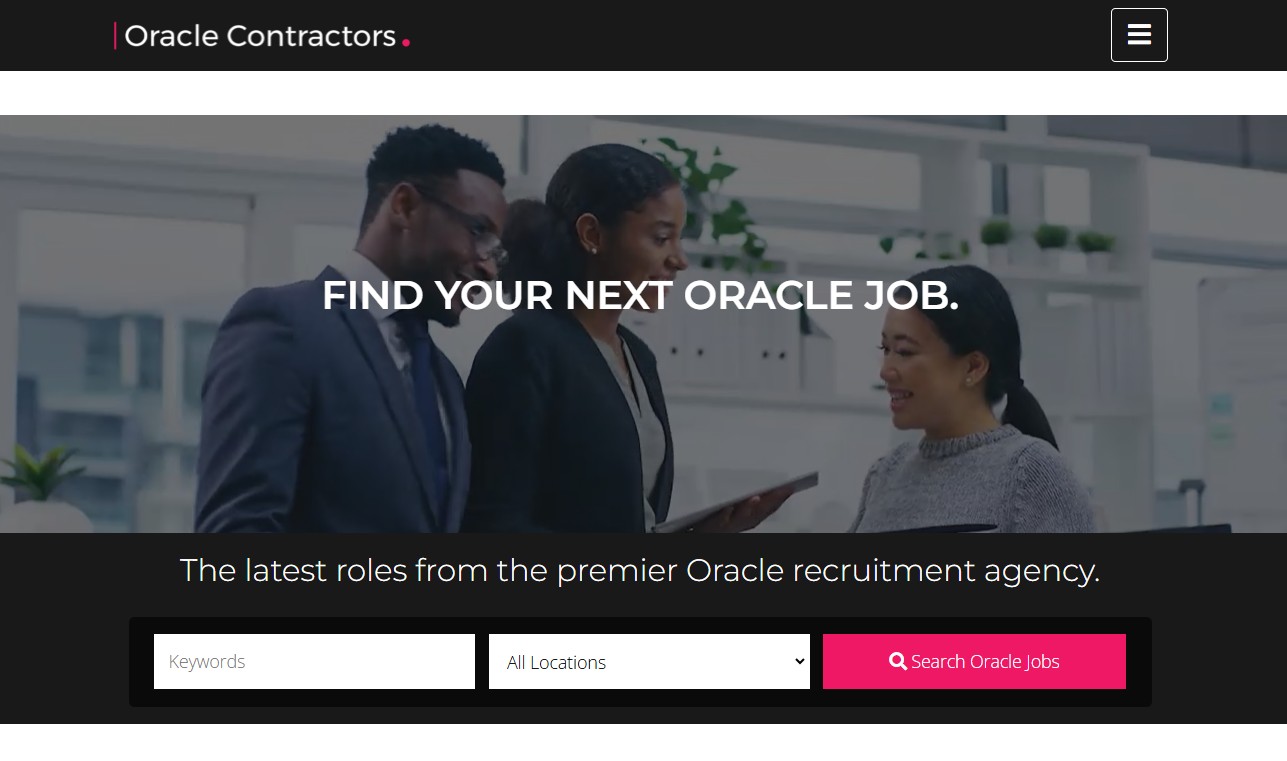 Oracle Contractors and Talenterprize website