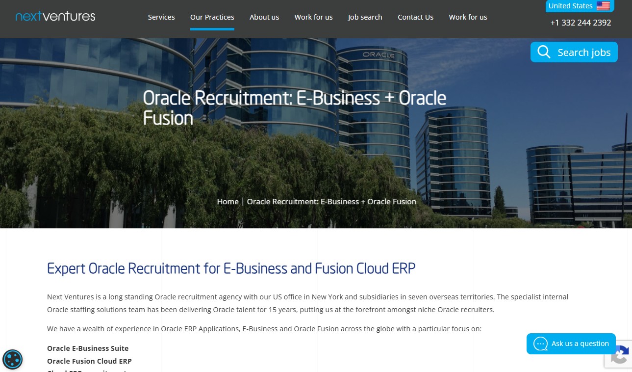 Next Ventures website