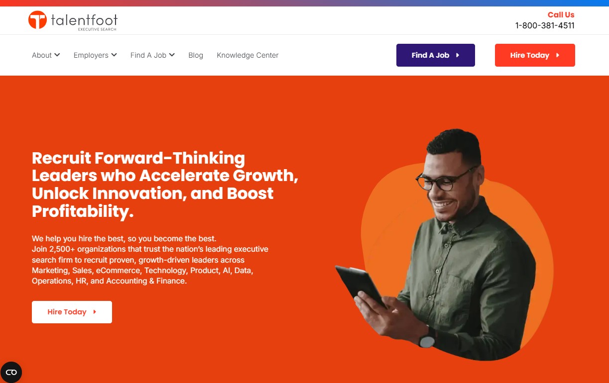 Talentfoot website
