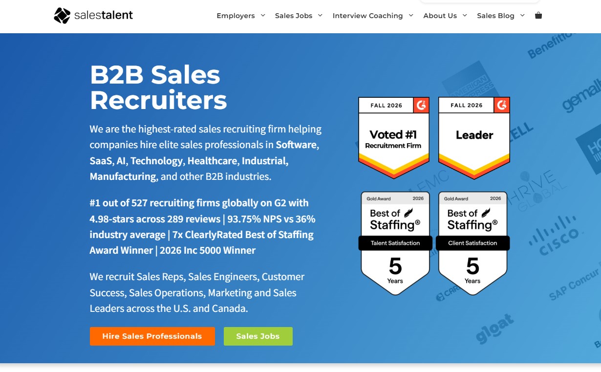 Sales Talent Inc. website