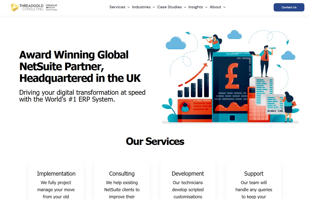 Threadgold Consulting website