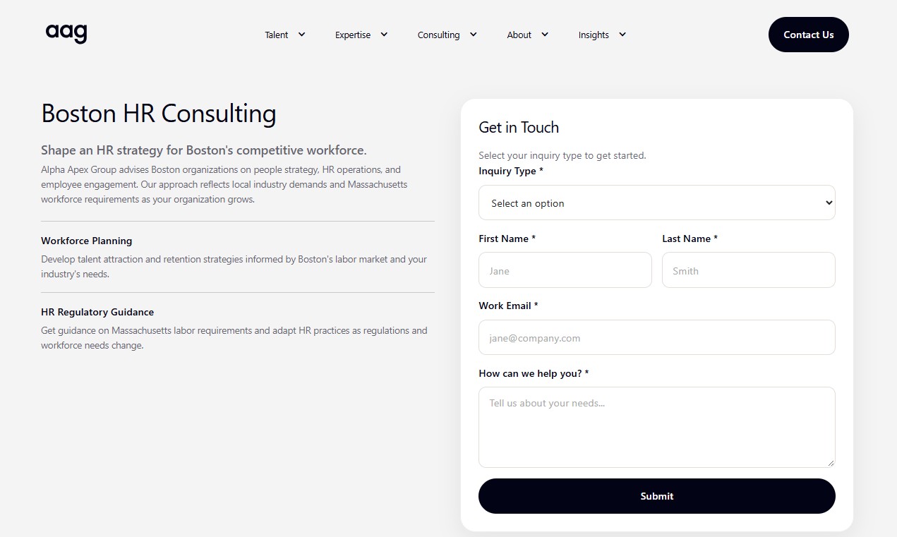 Boston Consulting AAG website