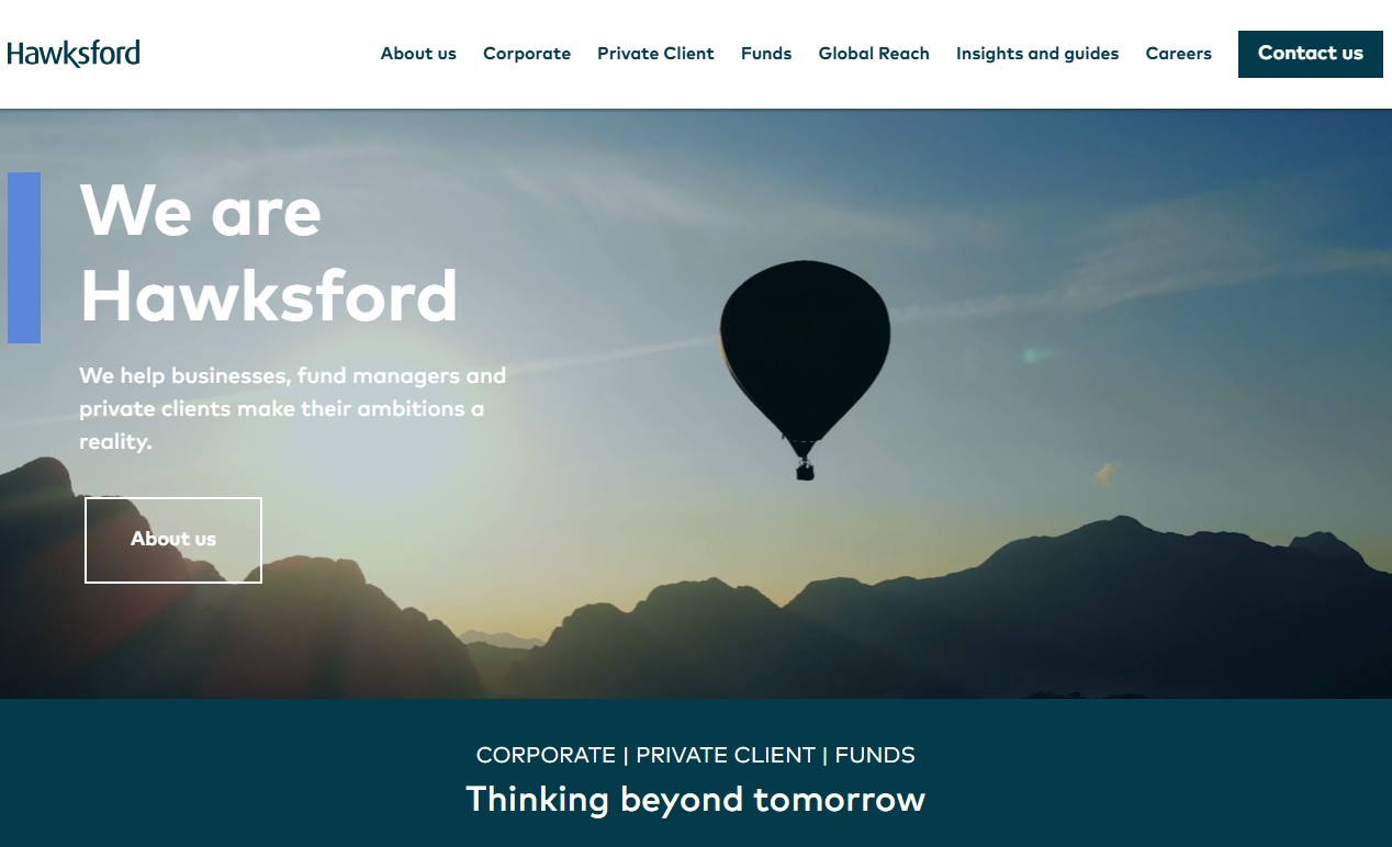 Hawksford website
