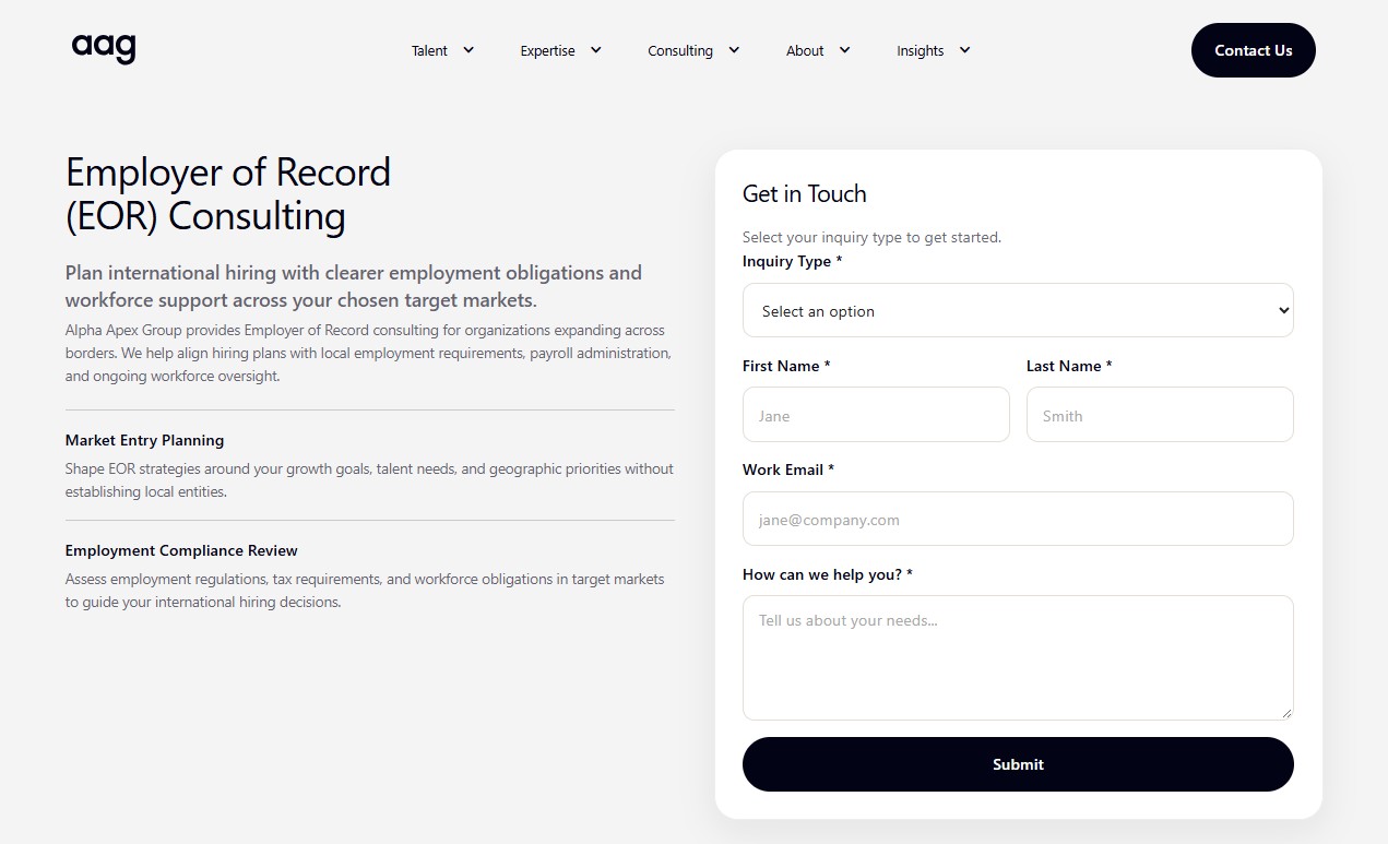 Alpha Apex website