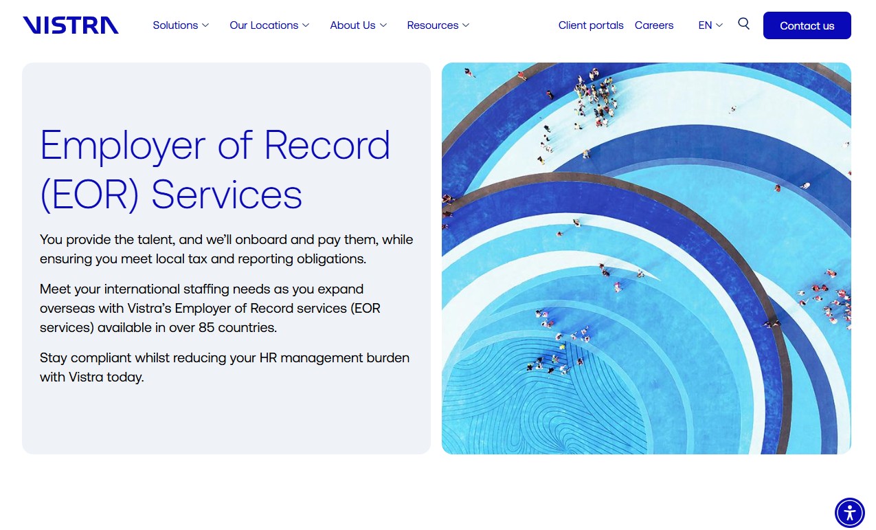 Vistra website