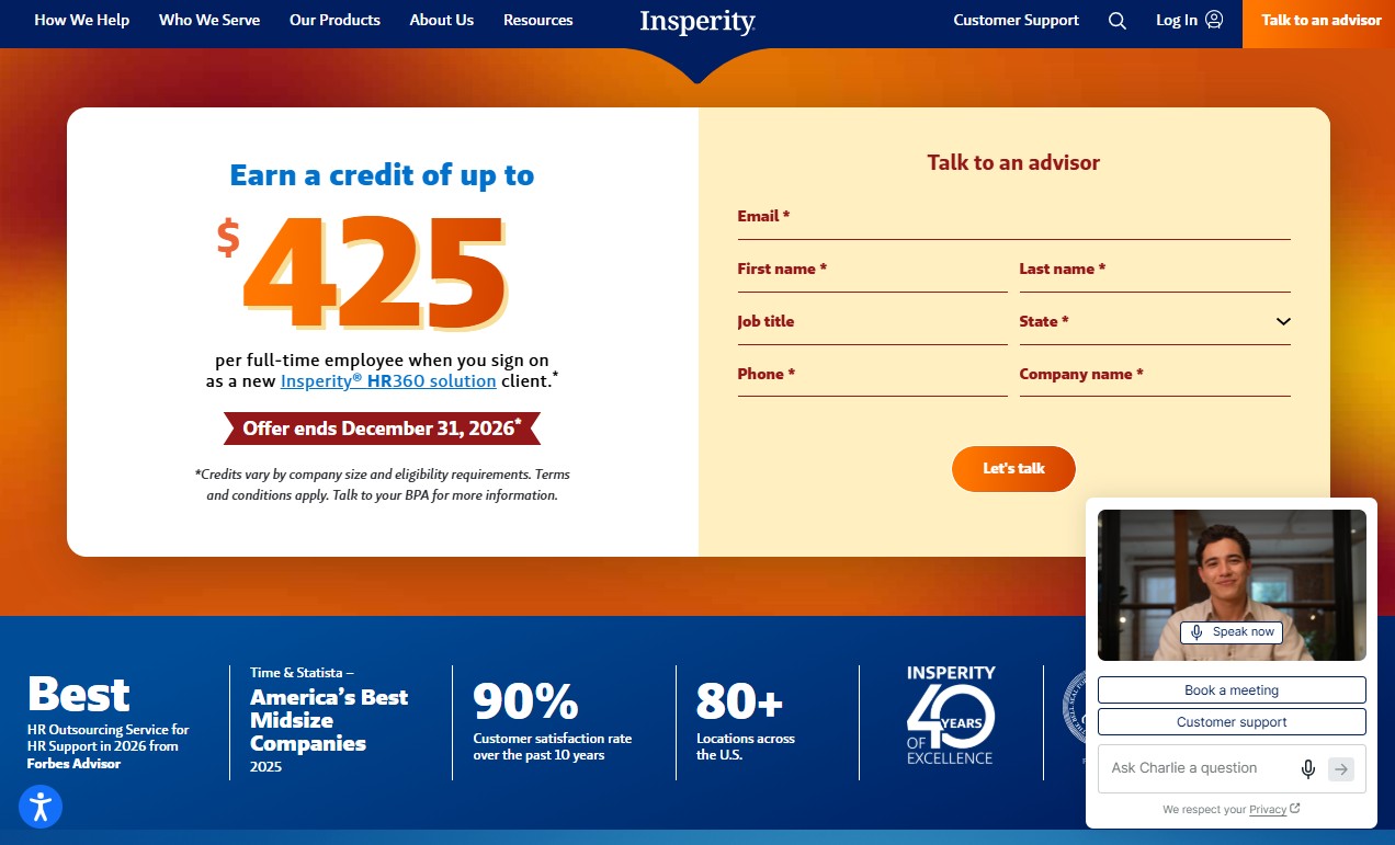 Insperity website