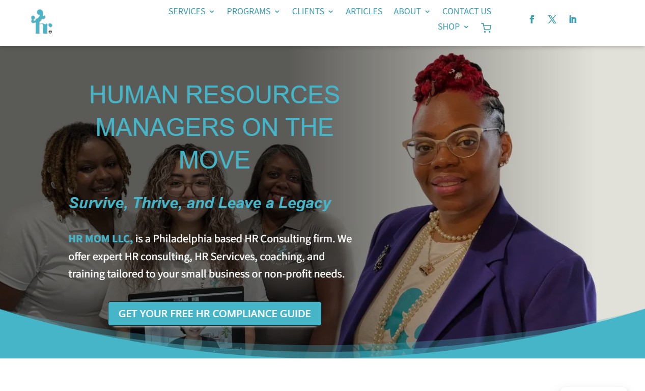 HR Mom LLC website
