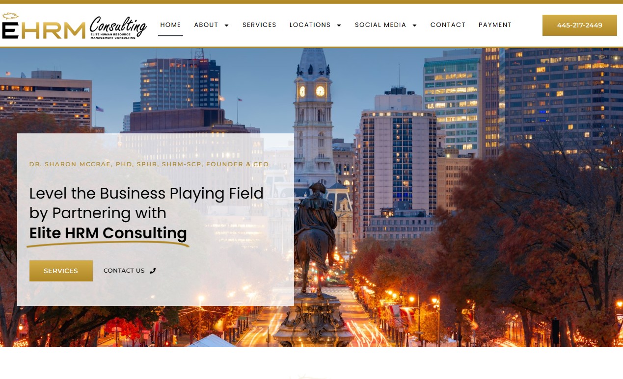 Elite HRM website