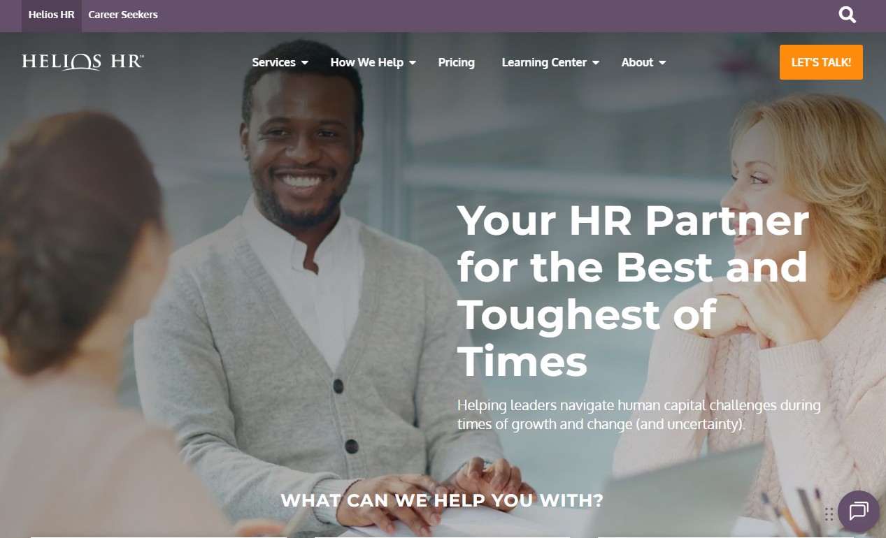 Helios HR website