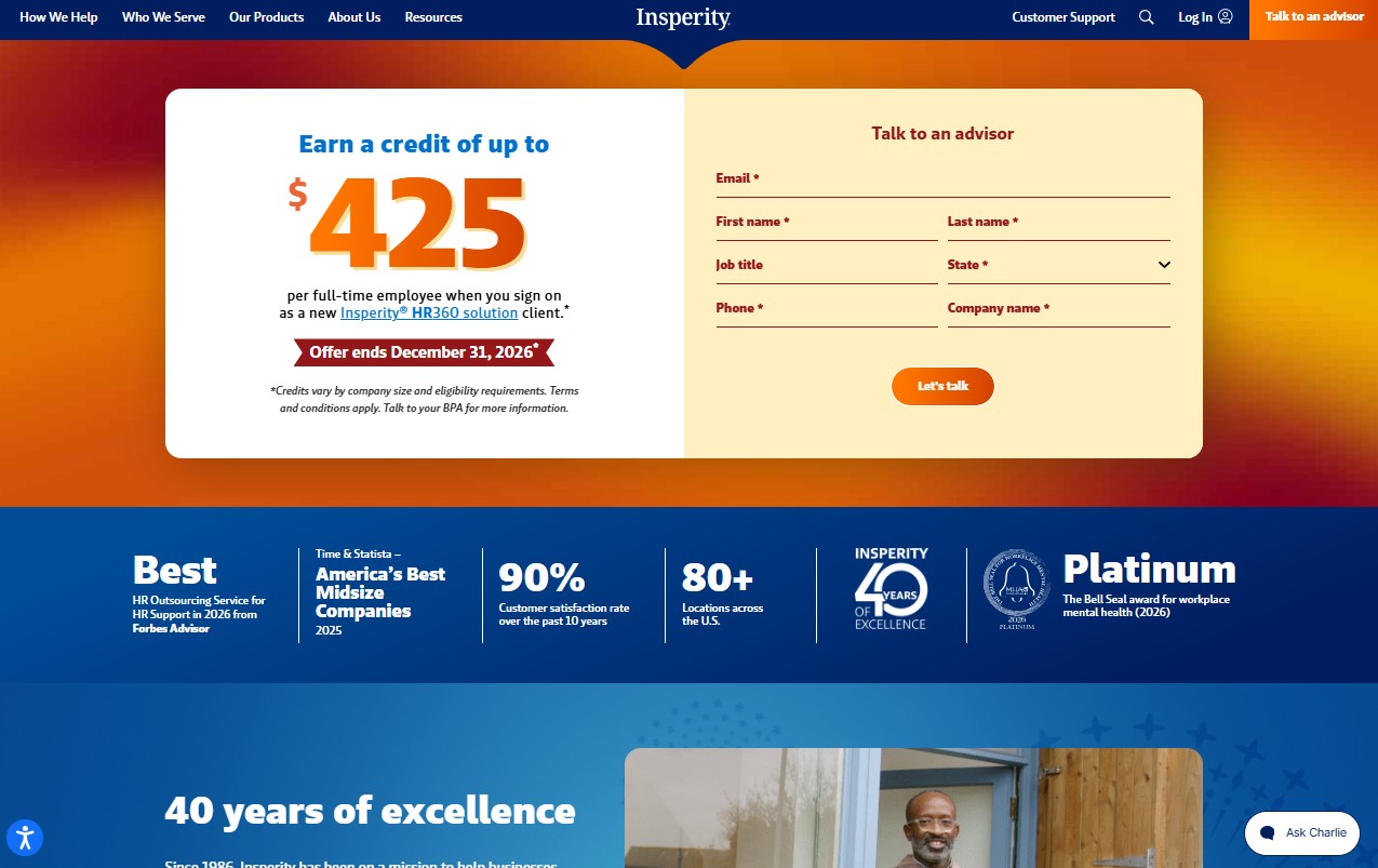 Insperity website