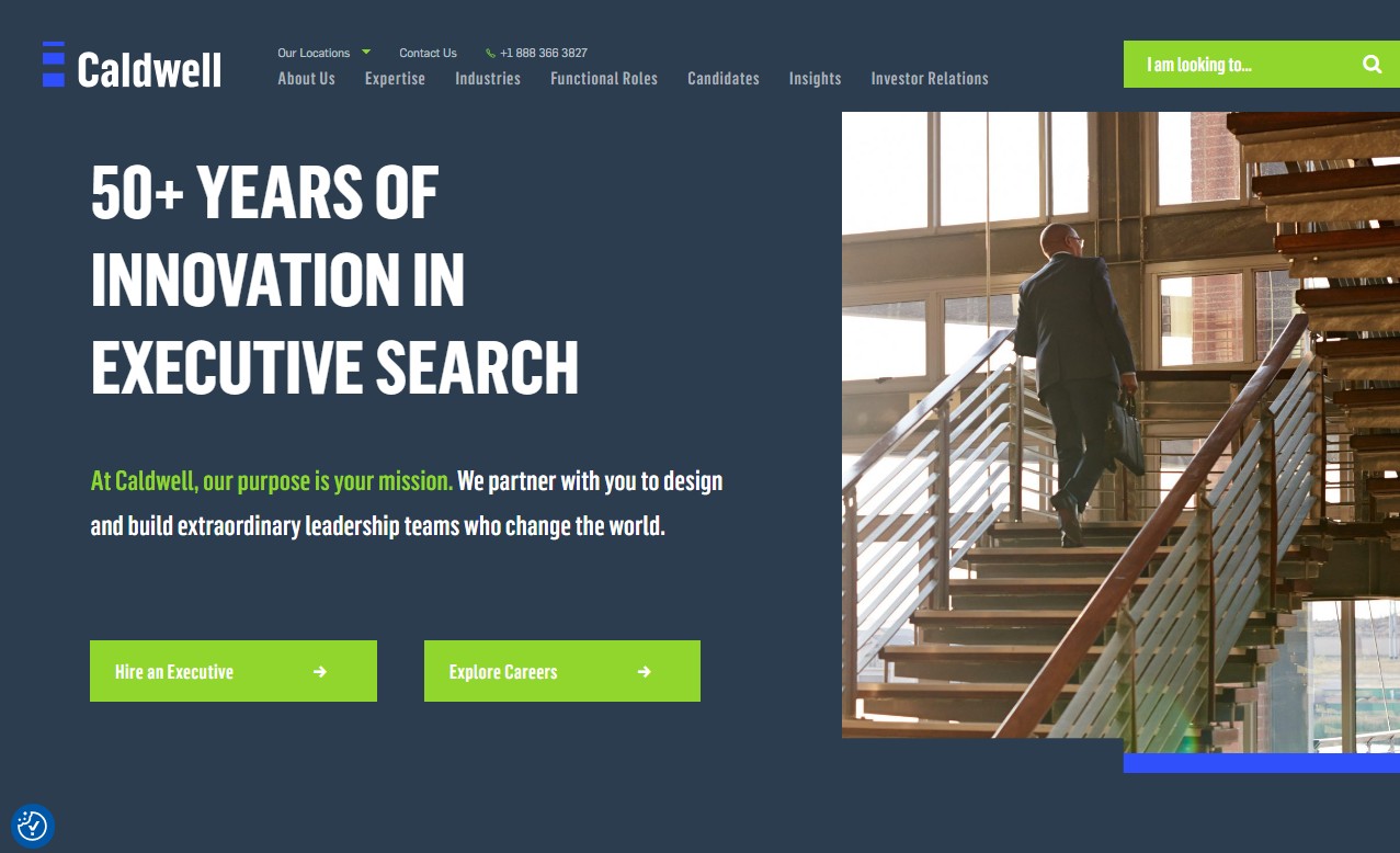 Caldwell Partners website